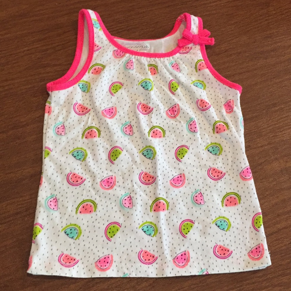 WonderKids Toddler Girl Watermelon Tank top